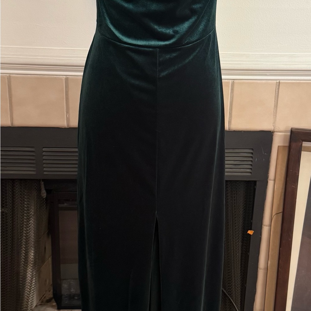 NEW Fashion Nova Green Velvet Cocktail Dress